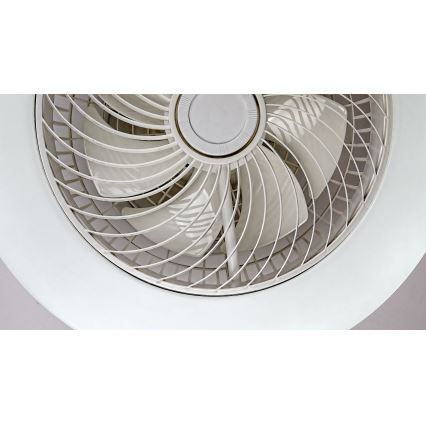 Rabalux 6710 - LED Himmennettävä kattovalaisin tuulettimella DALFON LED/36W/23