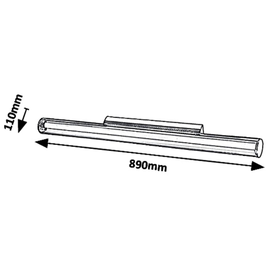LED-seinävalaisin LED/18W/230V