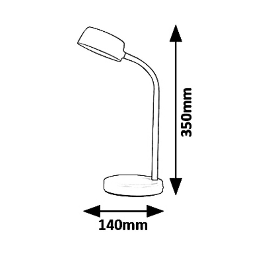 Rabalux 6779 - LED-pöytävalaisin BERRY LED/4,5W/230V