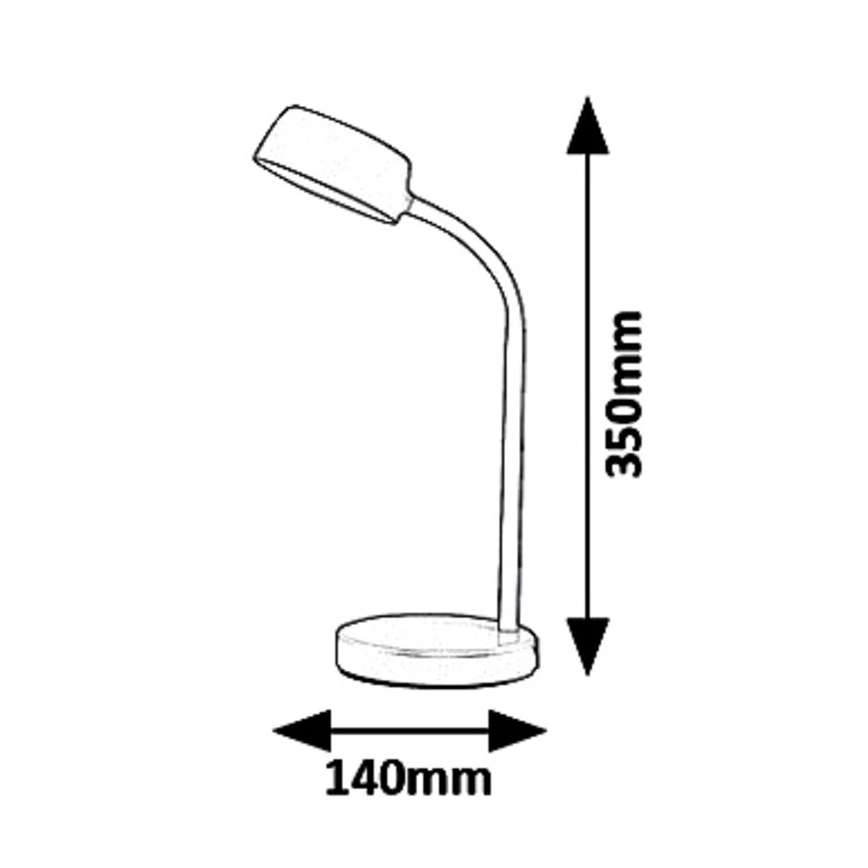 Rabalux 6780 - LED-pöytävalaisin BERRY LED/4,5W/230V