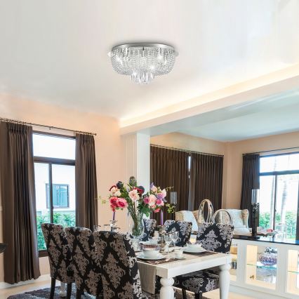 Rabalux - Kattovalaisin LARISHA, 6×G9 40 W, 230 V, halkaisija 45 cm