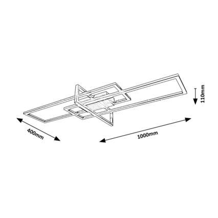 Rabalux - LED Himmennettävä kattovalaisin LED/35W/230V