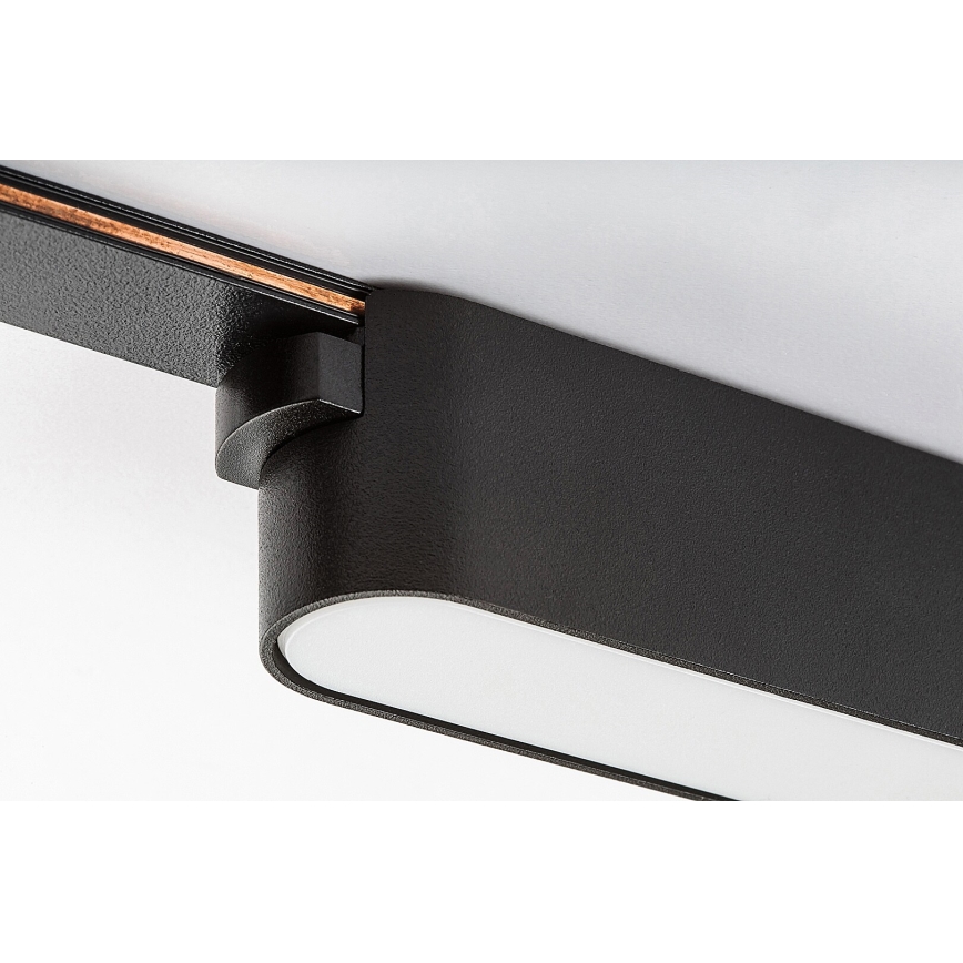 Rabalux - LED Kattovalaisin 1-vaihekiskoon LED/6W/230V 3000K 11,5 cm musta