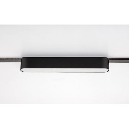 Rabalux - LED Kattovalaisin 1-vaihekiskoon LED/12W/230V 3000K 22 cm musta