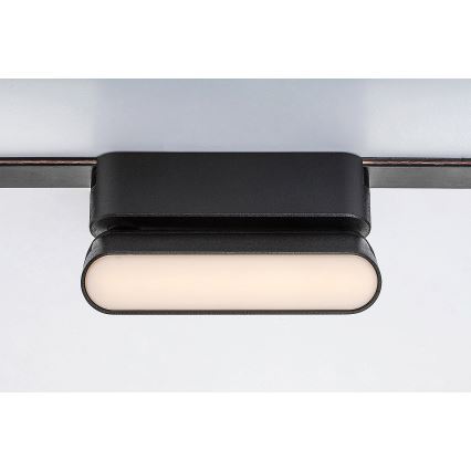 Rabalux - LED Kattovalaisin 1-vaihekiskoon LED/6W/230V 3000K 11,5 cm musta