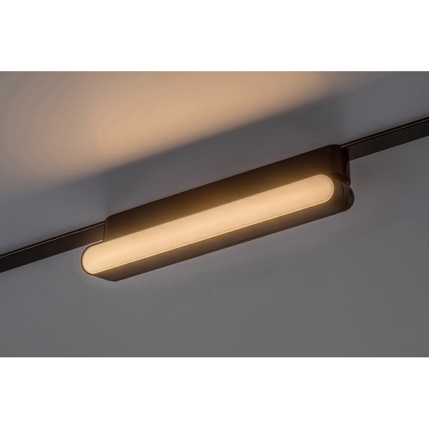 Rabalux - LED Kattovalaisin 1-vaihekiskoon LED/12W/230V 3000K 22 cm musta