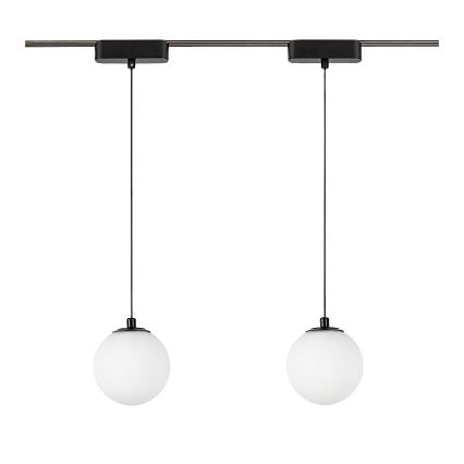 Rabalux - LED-kattokruunu johdossa 1-vaiheiselle kiskojärjestelmälle LED/5W/24V 3000K musta
