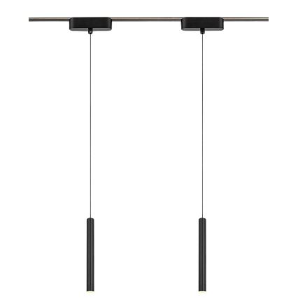 Rabalux - LED-kattokruunu johdossa 1-vaiheiselle kiskojärjestelmälle LED/5W/24V 3000K musta