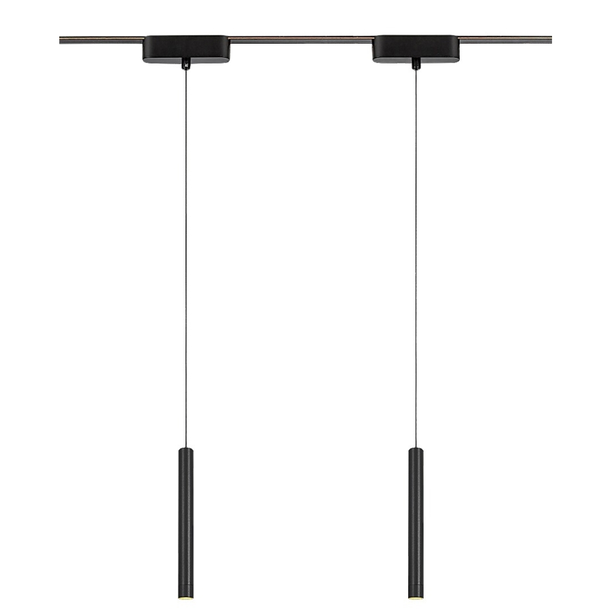 Rabalux - LED-kattokruunu johdossa 1-vaiheiselle kiskojärjestelmälle LED/5W/24V 3000K musta