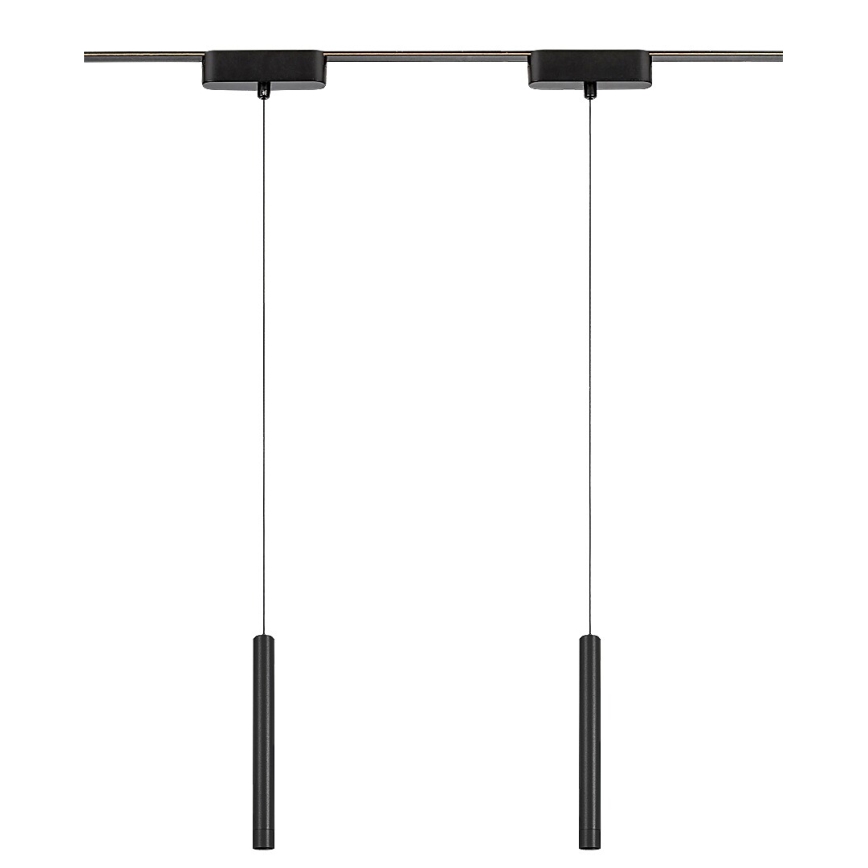 Rabalux - LED-kattokruunu johdossa 1-vaiheiselle kiskojärjestelmälle LED/5W/24V 3000K musta