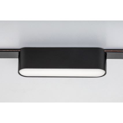Rabalux - LED Kattovalaisin 1-vaihekiskoon LED/6W/230V 3000K 11,5 cm musta