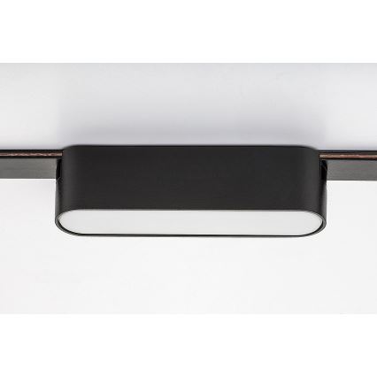 Rabalux - LED Kattovalaisin 1-vaihekiskoon LED/6W/24V 3000K 11,5 cm musta