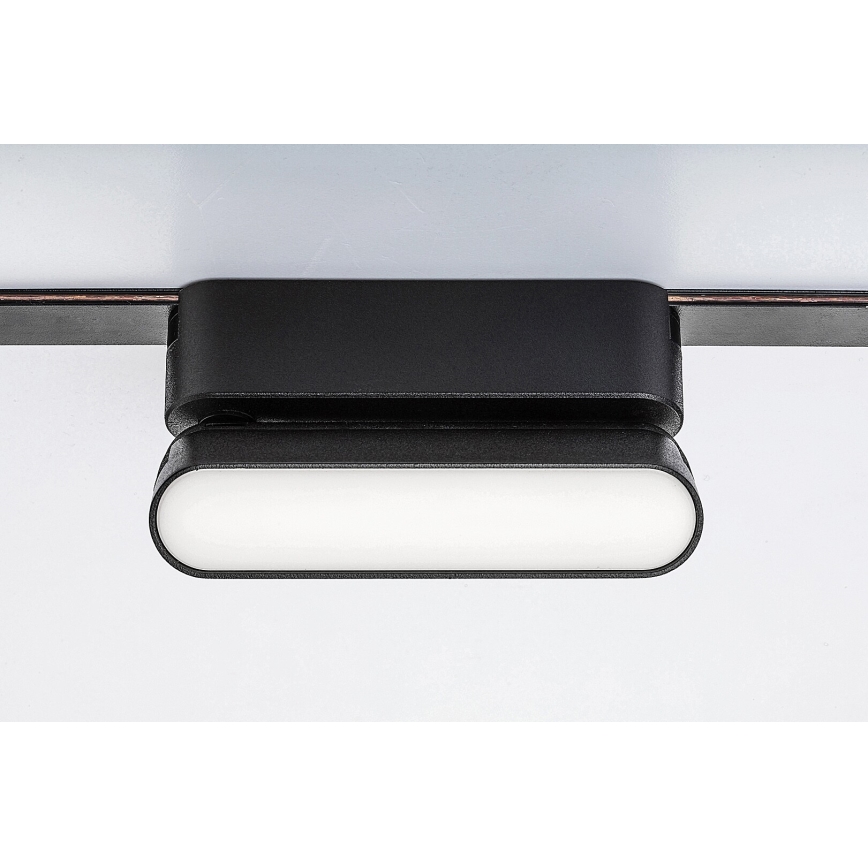 Rabalux - LED Kattovalaisin 1-vaihekiskoon LED/6W/24V 4000K 11,5 cm musta