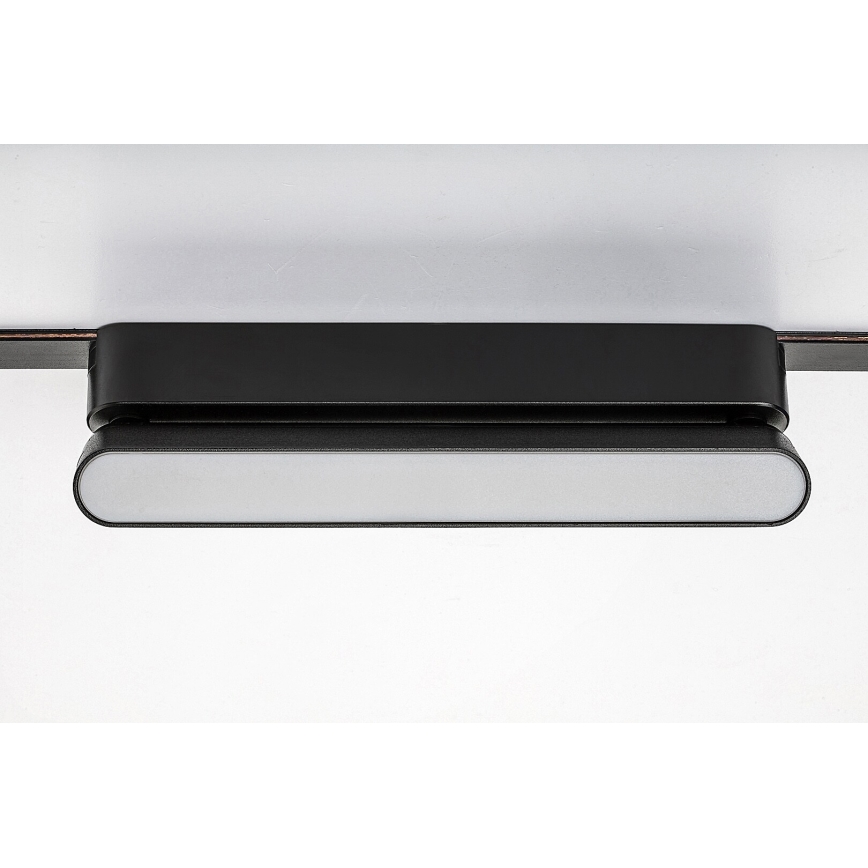 Rabalux - LED Kattovalaisin 1-vaihekiskoon LED/12W/230V 4000K 22 cm musta