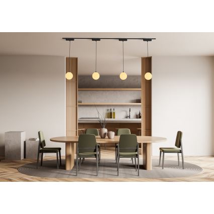 Rabalux - LED-kattokruunu johdossa 1-vaiheiselle kiskojärjestelmälle LED/5W/230V 4000K musta