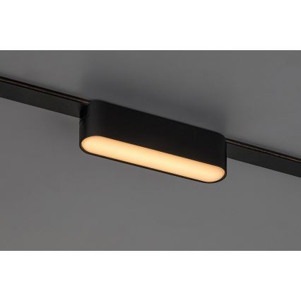 Rabalux - LED Himmennettävä kattovalaisin 1-vaihekiskoon LED/6W/24V 2700-5500K Wi-Fi Tuya 11,5 cm musta
