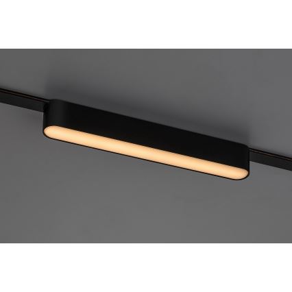Rabalux - LED Himmennettävä kattovalaisin 1-vaihekiskoon LED/12W/24V 2700-5500K Wi-Fi Tuya 22 cm musta