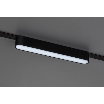Rabalux - LED Himmennettävä kattovalaisin 1-vaihekiskoon LED/12W/24V 2700-5500K Wi-Fi Tuya 22 cm musta