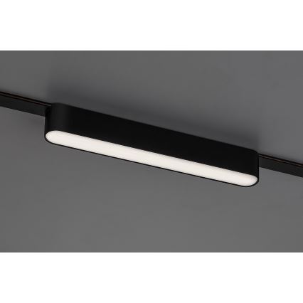 Rabalux - LED Himmennettävä kattovalaisin 1-vaihekiskoon LED/12W/24V 2700-5500K Wi-Fi Tuya 22 cm musta