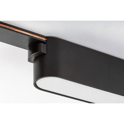 Rabalux - LED Himmennettävä kattovalaisin 1-vaihekiskoon LED/12W/24V 2700-5500K Wi-Fi Tuya 22 cm musta