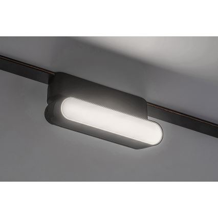 Rabalux - LED Himmennettävä kattovalaisin 1-vaihekiskoon LED/4W/24V 2700-5500K Wi-Fi Tuya 11,5 cm musta