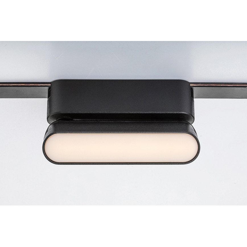 Rabalux - LED Himmennettävä kattovalaisin 1-vaihekiskoon LED/4W/24V 2700-5500K Wi-Fi Tuya 11,5 cm musta
