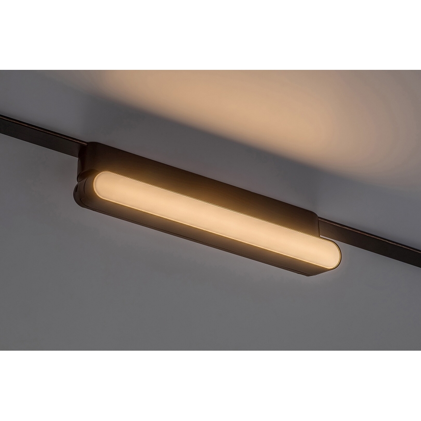 Rabalux - LED Himmennettävä kattovalaisin 1-vaihekiskoon LED/7W/24V 2700-5500K Wi-Fi Tuya 22 cm musta