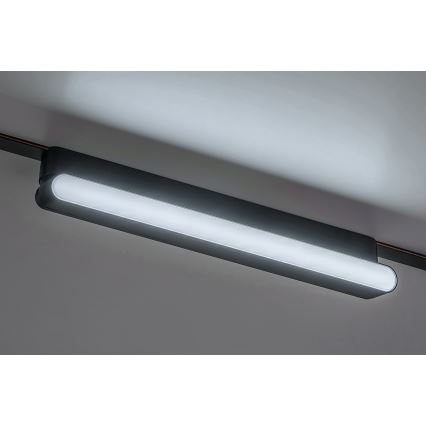 Rabalux - LED Himmennettävä kattovalaisin 1-vaihekiskoon LED/13W/24V 2700-5500K Wi-Fi Tuya 33 cm musta