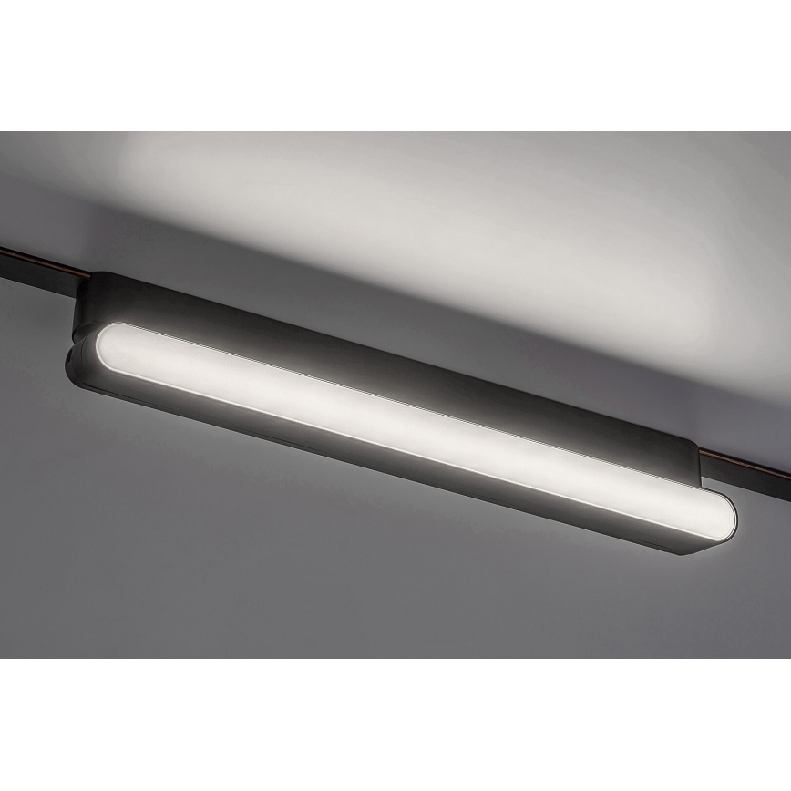 Rabalux - LED Himmennettävä kattovalaisin 1-vaihekiskoon LED/13W/24V 2700-5500K Wi-Fi Tuya 33 cm musta