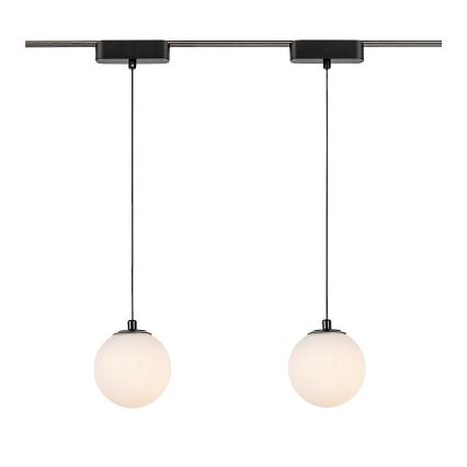 Rabalux - Himmennettävä LED-kattokruunu johdossa 1-vaiheiselle kiskojärjestelmälle LED/5W/24V 2700-5500K Wi-Fi Tuya musta