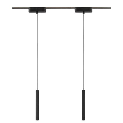 Rabalux - Himmennettävä LED-kattokruunu johdossa 1-vaiheiselle kiskojärjestelmälle LED/5W/24V 2700-5500K Wi-Fi Tuya musta
