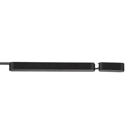 Rabalux - Virtalähde valaisimille raidejärjestelmässä 80W/230V 10,2 + 33 cm musta