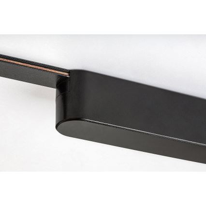 Rabalux - Virtalähde valaisimille raidejärjestelmässä 80W/230V 10,2 + 33 cm musta