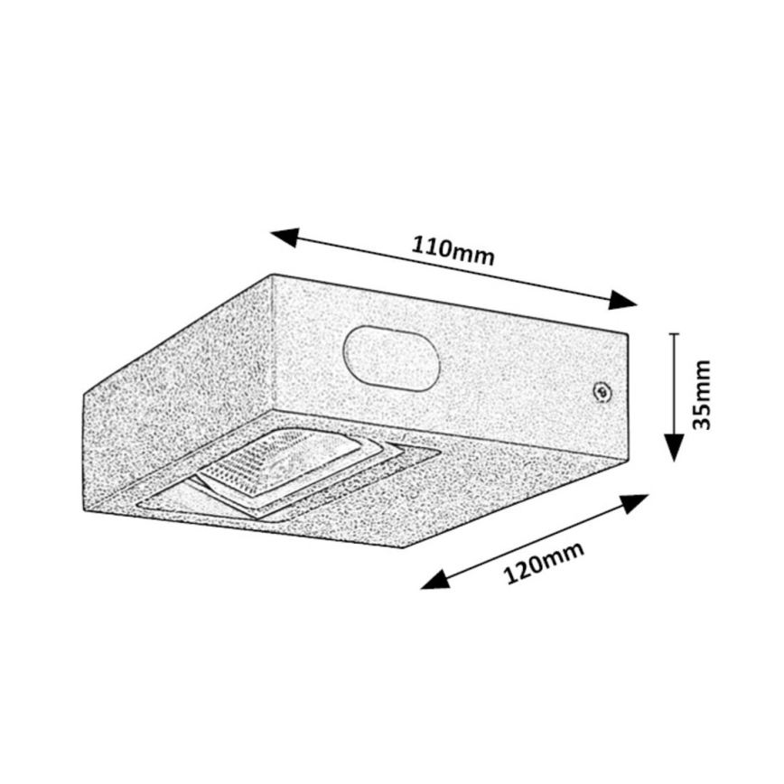 Rabalux - LED ulkoseinävalaisin LED/7W/230V IP65