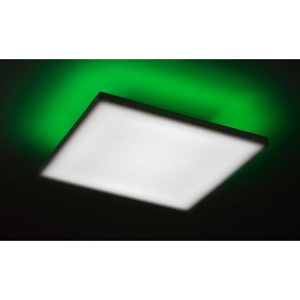 Rabalux - Himmennettävä LED-RGB-kattovalaisin LED/18W/230V 3000-6500K 30x30 cm + kauko-ohjaus