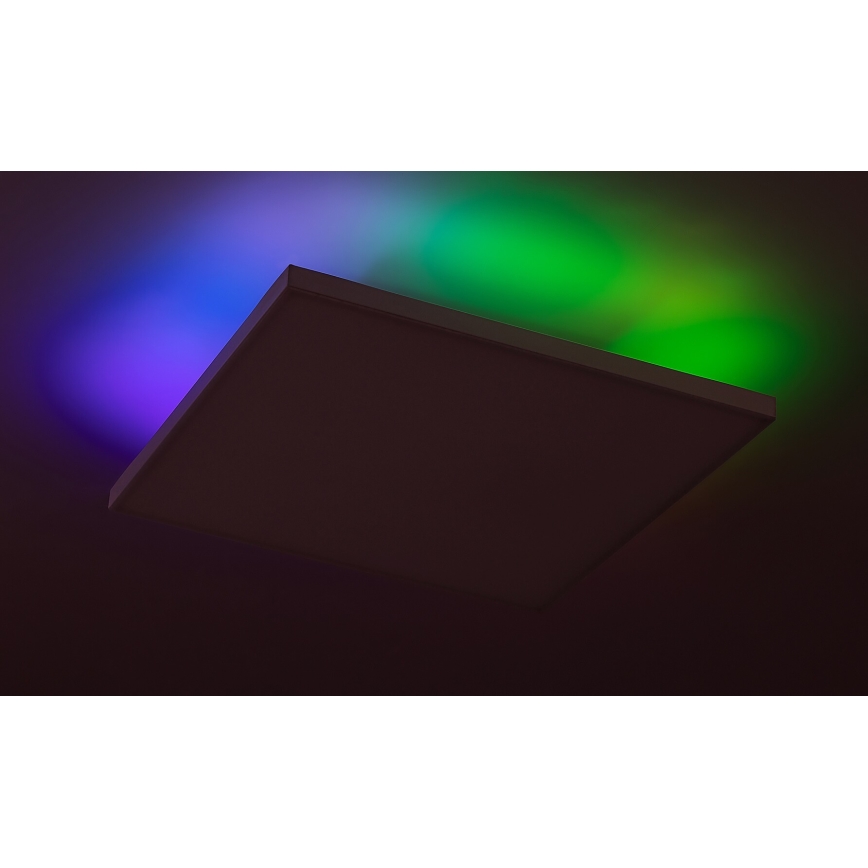 Rabalux - Himmennettävä LED-RGB-kattovalaisin LED/18W/230V 3000-6500K 30x30 cm + kauko-ohjaus