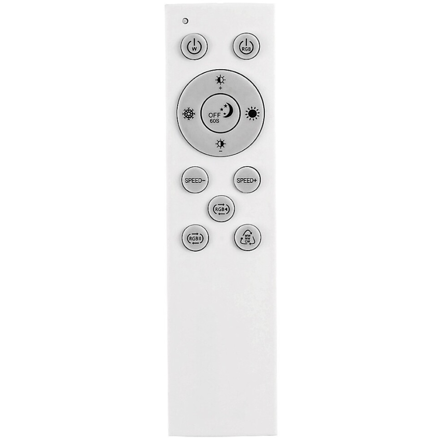 Rabalux - Himmennettävä LED-RGB-kattovalaisin LED/18W/230V 3000-6500K 30x30 cm + kauko-ohjaus