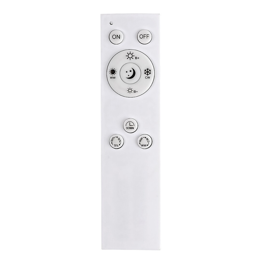 Rabalux - LED himmennettävä kattovalaisin LED/40W/230V 2700-6500K Wi-Fi Tuya mattakromi + kaukosäädin 25x110 cm