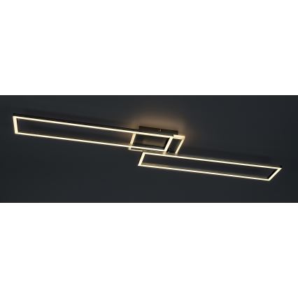 Rabalux - Himmennettävä LED-kattovalaisin LED/40W/230V 2700-6500K Wi-Fi Tuya mattakromi + kauko-ohjaus