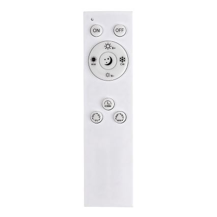 Rabalux - Himmennettävä LED-kattovalaisin LED/40W/230V 2700-6500K Wi-Fi Tuya mattakromi + kauko-ohjaus