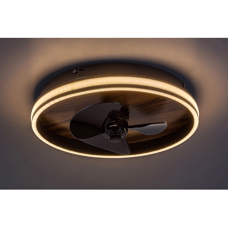 Rabalux - LED Himmennettävä kattovalaisin tuulettimella LED/30W/230V 3000-6500K + kauko-ohjaus
