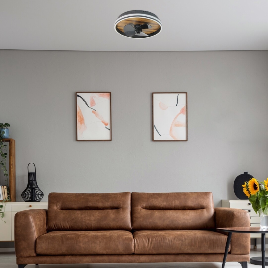Rabalux - LED Himmennettävä kattovalaisin tuulettimella LED/30W/230V 3000-6500K + kauko-ohjaus