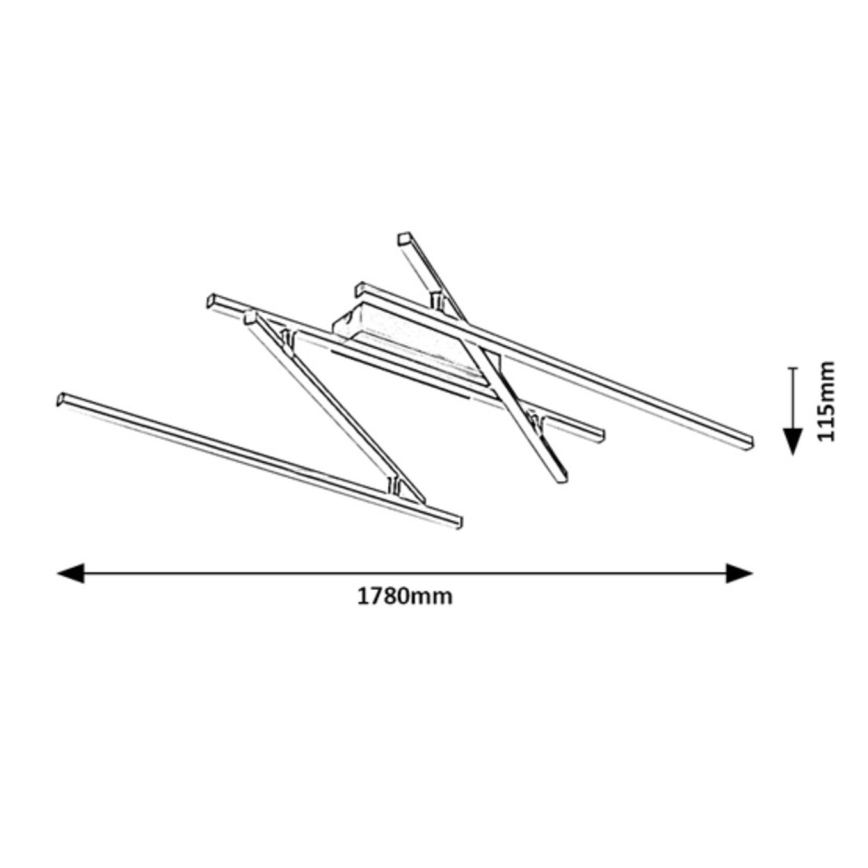 Rabalux - LED-kattovalaisin LED/40W/230V 4000K