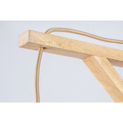 Rabalux - Seinävalaisin 1xE27/60W/230V pyökki