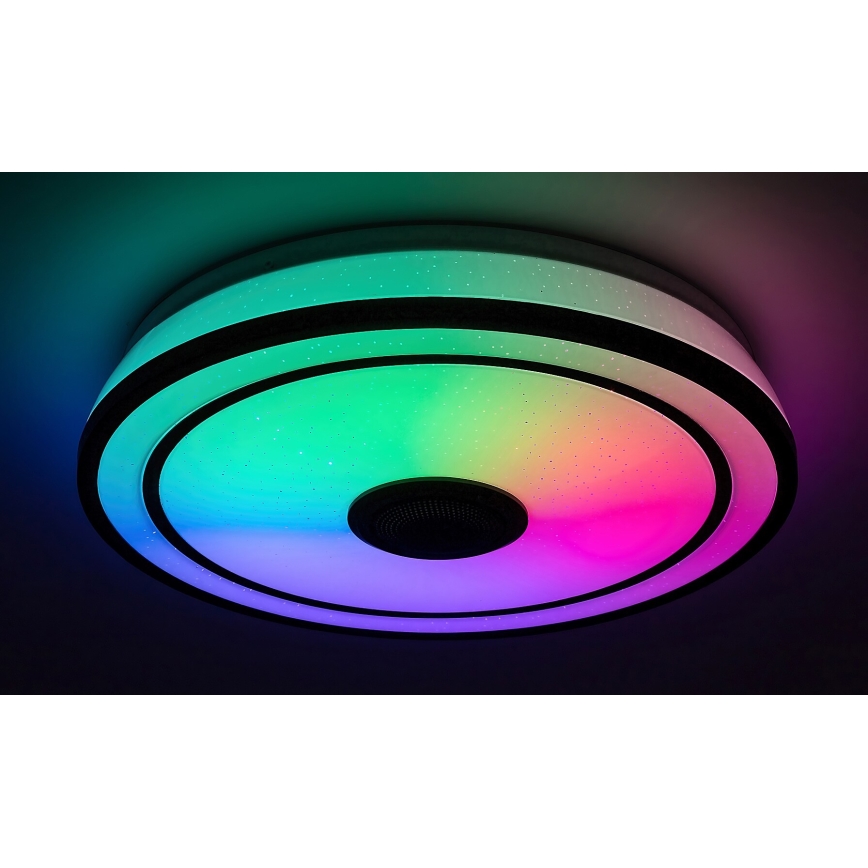 Rabalux - LED RGB Himmennettävä kattovalo kaiuttimella LED/24W/230V 3000-6500K + kauko-ohjaus