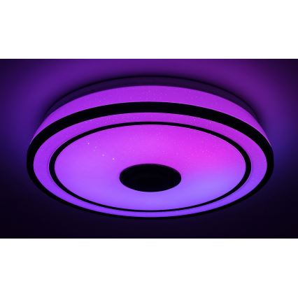Rabalux - LED RGB Himmennettävä kattovalo kaiuttimella LED/24W/230V 3000-6500K + kauko-ohjaus