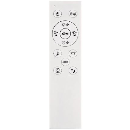 Rabalux - LED RGB Himmennettävä kattovalo kaiuttimella LED/24W/230V 3000-6500K + kauko-ohjaus