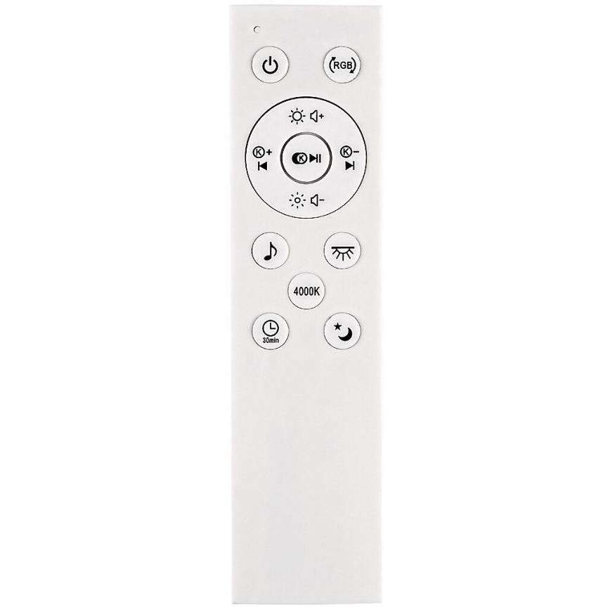 Rabalux - LED RGB Himmennettävä kattovalo kaiuttimella LED/24W/230V 3000-6500K + kauko-ohjaus
