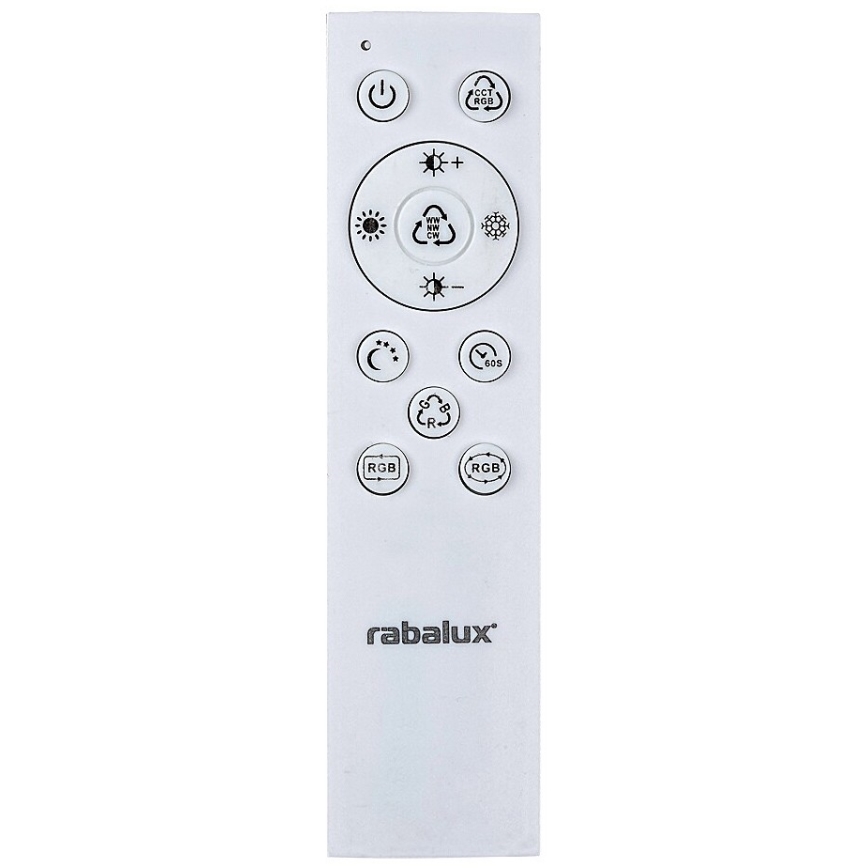 Rabalux - LED RGBW Himmennettävä kattovalo LED/40W/230V 2700-6500K + kauko-ohjaus