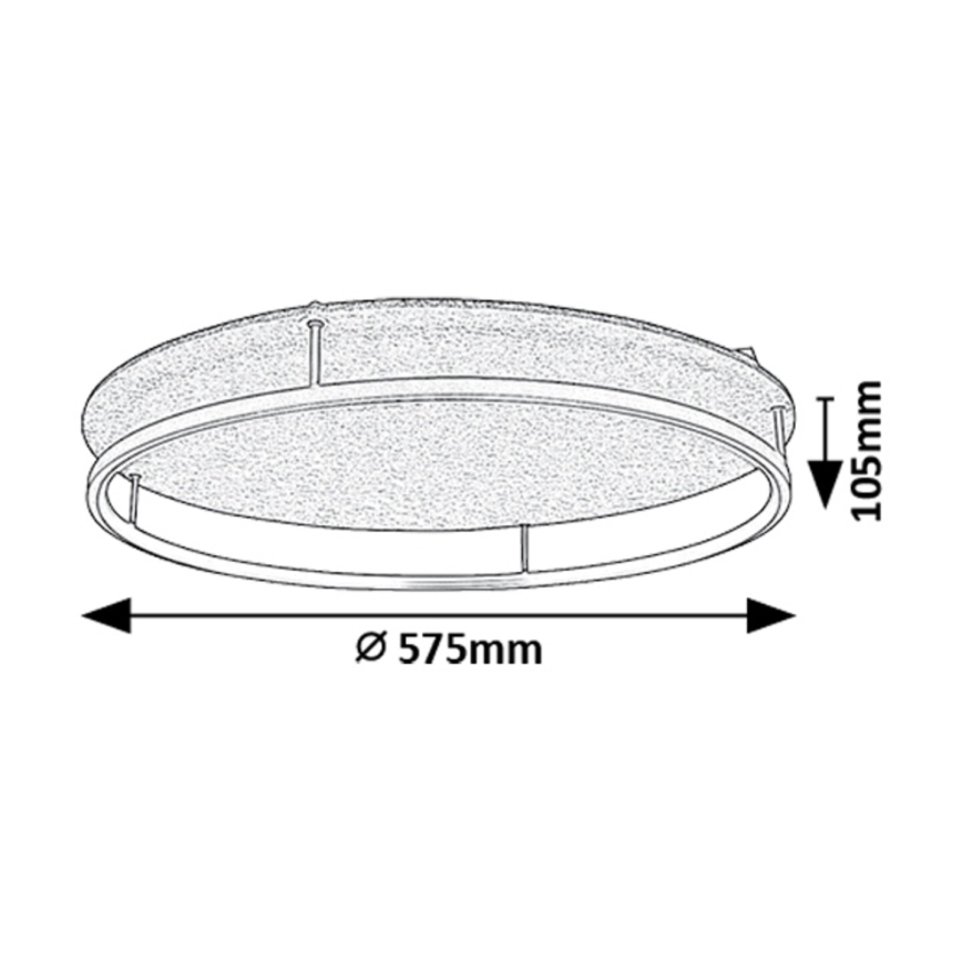 Rabalux - LED-kattovalaisin LED/40W/230V 3000/4000K